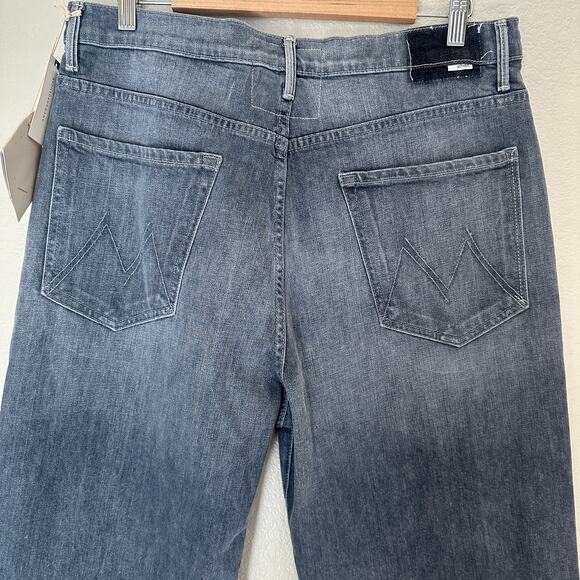 Mother the Maven Heel Jeans in Uncommon Ground/gray wash, size 34, - Picture 3 of 10